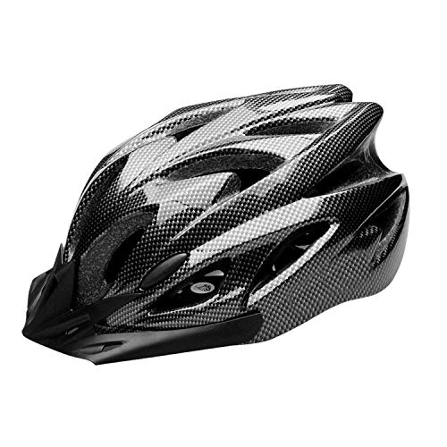 Mountain Bike Helmet : Cycling Helmet Road Bike Helmet for Mens Women Adjustable Lightweight Mountain & Road Bicycle Helmets for BMX Skateboard MTB Mountain Road Bike Safety (Black)