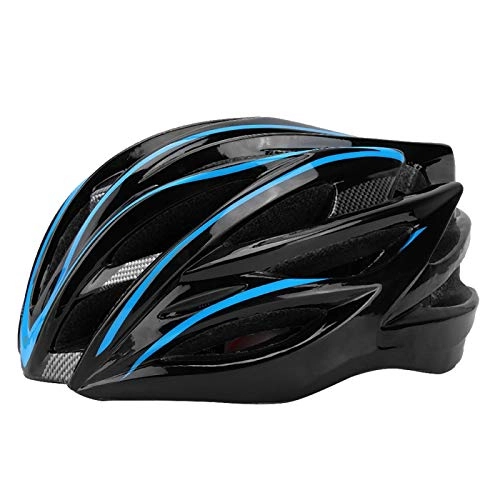 Mountain Bike Helmet : Cycling Helmet, Thick PC Shell and Injection Molded EPS Liner Protective Helmet, Outdoor Mountain Road Bike Cycling Helmet, Adjustable Size and 21 Vents, UV Protection Safety Helmet