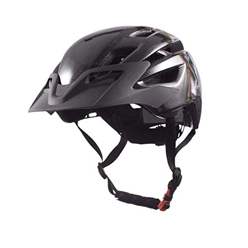 Mountain Bike Helmet : CZCJD Cycling Helmet Bike300G Thicken Carbon Fiber Mtb Mountain Bike Helmet Protective Cycling Road Bicycle Sports Helmet In-Mold Road Bike 52-59Cm