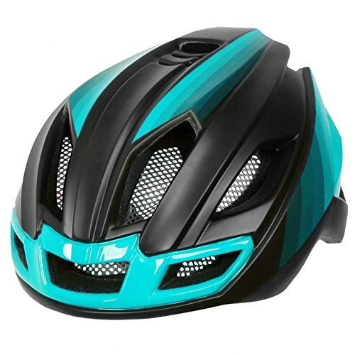 Mountain Bike Helmet : CZCJD Cycling Helmet Bikeroad Bicycle Helmets With Back Light Men Women Integrally Molded Bike Helmet Mountain Road Bike Cycling Mtb Helmets, Blue
