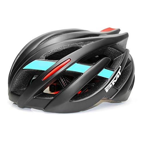 Mountain Bike Helmet : CZCJD Cycling Helmet Bikeroad Cycling Helmet Large Size 62-65Cm Bicycle Specialize Bike Helmets For Men Mtb Mountain Bike Helm 26 Holes 255G, Black Blue, Xl