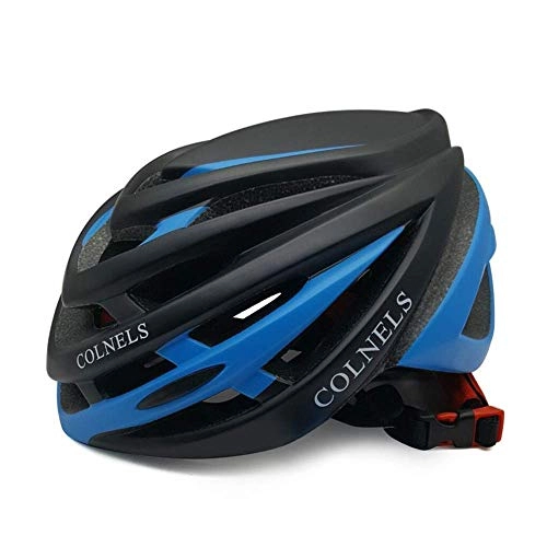 Mountain Bike Helmet : D-JIU Cycling helmet oversized new big head circumference mountain bike riding helmet for head circumference XL (60-64cm), blackblue
