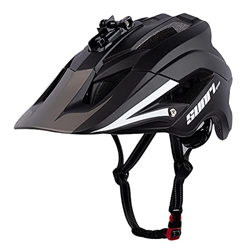 Mountain Bike Helmet : DDH Mountain Bike Helmet for Adults, Cycling Helmet Adjustable, Lightweight Size for Men / Women 56-62Cm-B