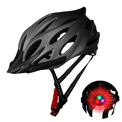 Mountain Bike Helmet : Deeabo Bicycle Helmet, Safety Adjustable Mountain Road Cycle Helmet Light Bike Helmet, CE Certified Lightweight Impact Resistant Adjustable Cycling Helmet for Men Women, Grey