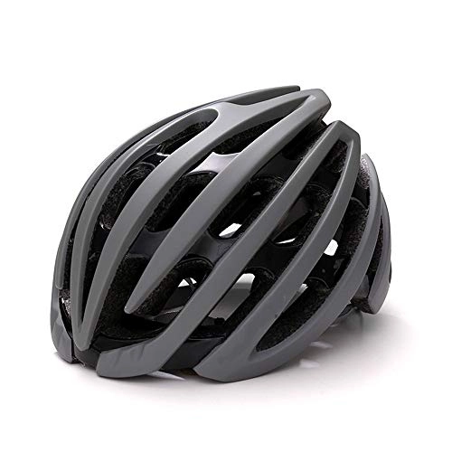 Mountain Bike Helmet : DETZH Adult Bicycle Helmet Multi-Sport Safety Cycling Mountain & Road Cycle Helmets Adjustable for Men Women, Gray, M