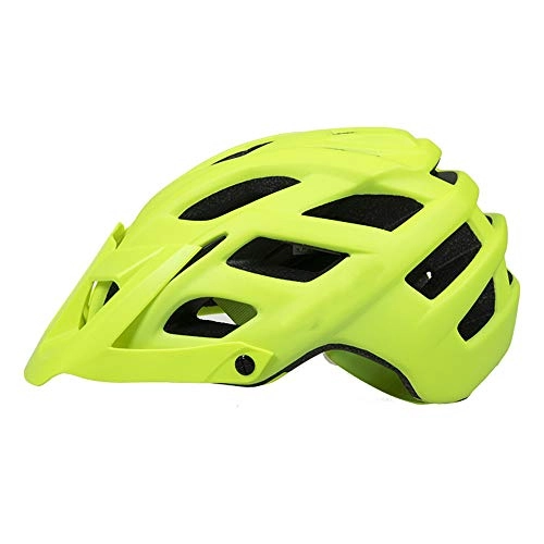 Mountain Bike Helmet : DETZH Bike Helmet Road & Mountain Cycling Helmets Has 18 Cooling Vents And A Comfortable Chin Strap Adjustable Adult Helmets, Yellow, L