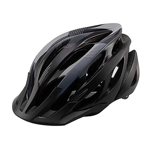 Mountain Bike Helmet : DIMPLEYA Adult Bike Helmet Mountain Bike Helmet MTB Bicycle Cycling Helmets Adjustable Dial-Fit Integrally Molding Lightweight Helmets for Men And Women, Black