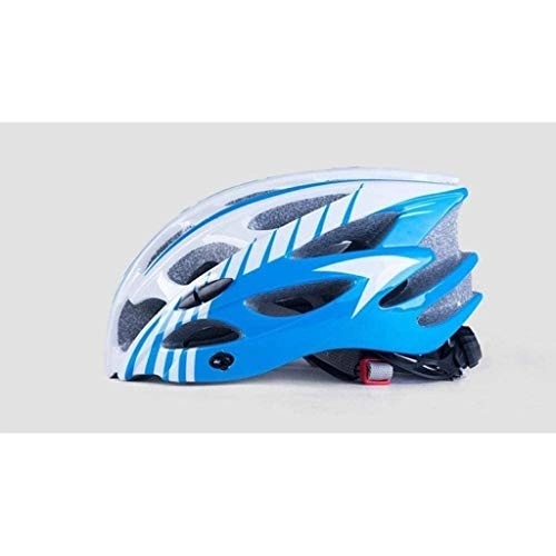 Mountain Bike Helmet : DINGL Bicycle Cycling Helmet Women Men Mtb Ultralight Helmet Lightweight Impact Resistant Adjustable Cycling Helmet for Men Women 622 (Color : Blue, Size : 55Cmx61Cm)