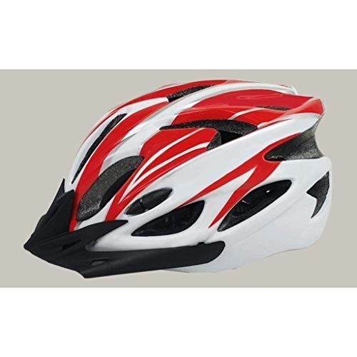 Mountain Bike Helmet : DINGL Helmet Bicycle Cycling Helmet Women Men Bicycle Helmet Mtb Bike Mountain Road Cycling Outdoor Safety Protective 622 (Color : Red, Size : 55Cmx61Cm)