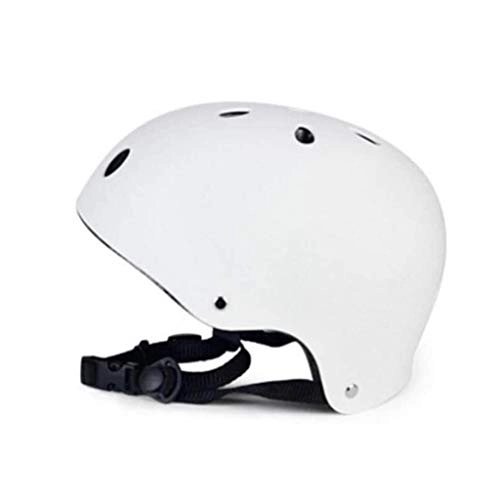 Mountain Bike Helmet : DINGL Mountain Bike Helmet Breathable Motorcycling Helmet Men Sport Accessories Cycling Helmet Strong Road Mtb Bicycle Helmet 622 (Color : White, Size : 55Cmx61Cm)