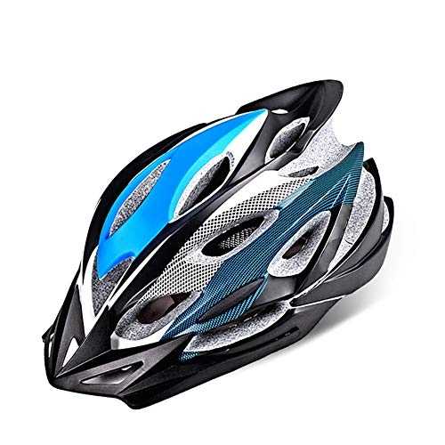 Mountain Bike Helmet : DITUI Frosted Blue And Black Riding Helmet, Mountain / Highway / Dead Fly Bike Helmet with Streamlined Ventilation Tail