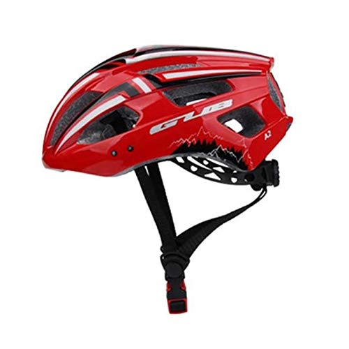 Mountain Bike Helmet : DSZZ Health Bicycle Helmet for Men Unisex Light Intergrally-molded Cycling Helmet Mountain Road Bike Helmet Sport Safe Hat, Red1