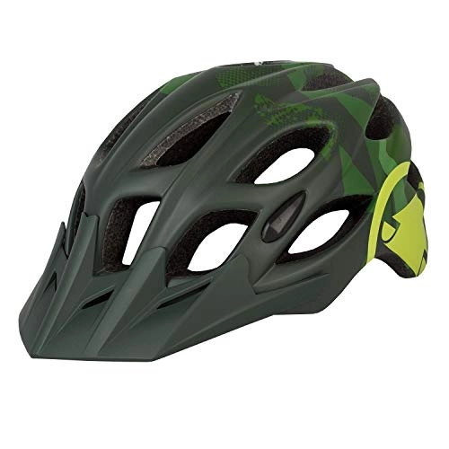 Mountain Bike Helmet : Endura Hummvee Boys MTB Helmet One Size Khaki