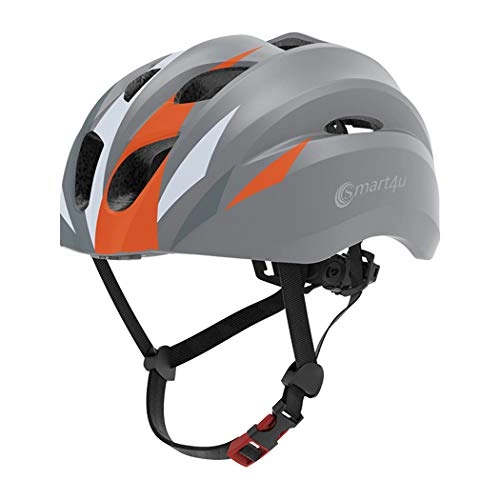 Mountain Bike Helmet : EUS Road Bluetooth Music Helmets, Smart Bike Helmet Bicycle Cycling Helmets CE&ROHS Certified for Road And Mountain Biking, Size 58-62Cm