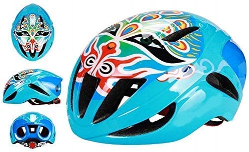 Mountain Bike Helmet : Face Helmet Bicycle Riding Helmet Pneumatic Low Wind Resistance Mountain Road Bike Outdoor Sports Helmet Men And Women Effective xtrxtrdsf (Color : Blue)