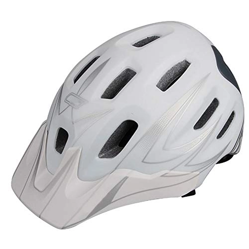 Mountain Bike Helmet : FAGavin Motorcycle Helmet Bicycle Race Helmet Super Thick Mountain Bike Ventilation Breathable Helmet Unisex (Color : White)