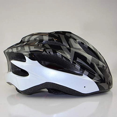 Mountain Bike Helmet : Faus Koco Adult Riding Ultralight Bicycle Helmet Integrated Molding Road Mountain Unisex Helmet (Color : Black, Size : M)