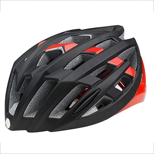 Mountain Bike Helmet : Faus Koco Mountain Road Bicycle Helmet Men And Women Breathable Sports Outdoor Riding Equipment Helmet (Color : Red)