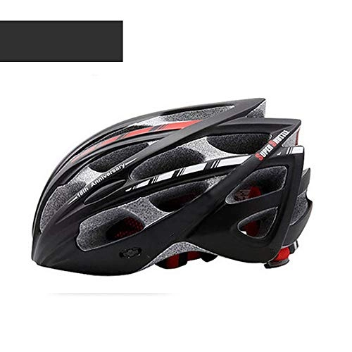Mountain Bike Helmet : Faus Koco Road mountain bike equipment riding helmet integrated ultra light adult men and women helmet 30 hole breathable safety helmet (Color : Black)