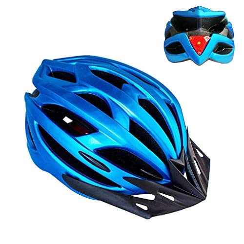 Mountain Bike Helmet : Feicuan Bicycle Helmet for Men Women - 52-61cm Cycling Helmet with Sun Visor Light Adjustable Headband for Road Mountain Bike Skateboard Multi-sport