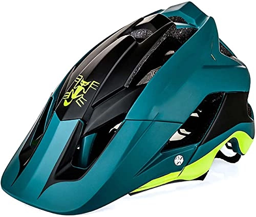 Mountain Bike Helmet : FGDFGDG Bicycle Helmets Easily Adjustable Size 56-62CM Bicycle Helmet For Women Men Adults MTB Helmet Bicycle Helmets With Removable Visor For Bicycle Skateboard Scooter Helmet Bike