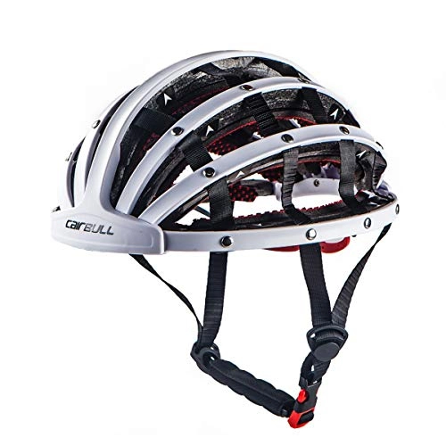 Mountain Bike Helmet : Folding Bicycle Helmet, Adjustable Bike Helmet, Adults Mountain Cycling Helmet, Portable Urban Road Safety Helmet, for Urban Commuter Adjustable Size for Adult Men / Women