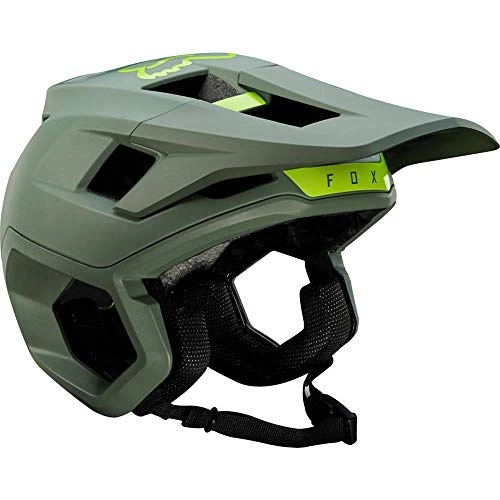Mountain Bike Helmet : FOX Dropframe Pro MIPS MTB Mountain Bike Helmet Pine Medium