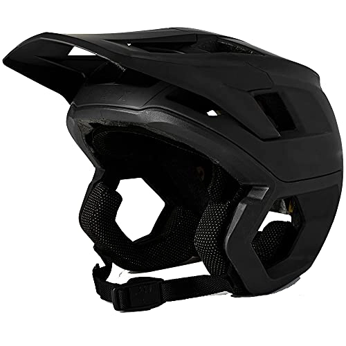 Mountain Bike Helmet : Fox Men's Dropframe Pro Mountain Bike Helmet, Black, M