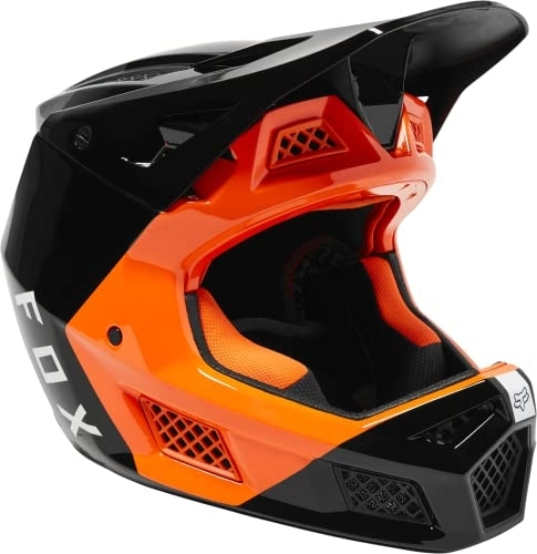 Mountain Bike Helmet : Fox Racing Rampage Pro Carbon Mountain Bike Helmet, FUEL Black, Medium