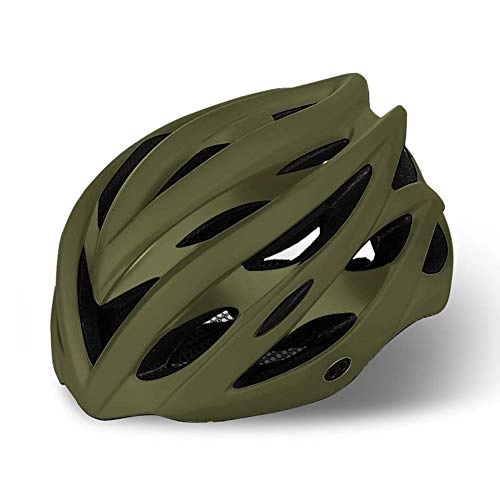Mountain Bike Helmet : Foxlove Riding Helmet Mountain Road Bike Riding Helmet Riding Safety Lightweight Helmet For Adult, Men, Women, Youth, Teen. |M(Head Size, 55-58cm)| Army Green