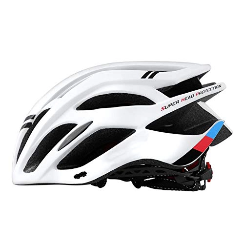 Mountain Bike Helmet : FSGD Unisex Cycling Helmet, Adjustable Lightweight Bicycle Bike Mountain Road for Men and Women, White