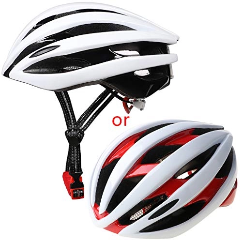 Mountain Bike Helmet : Fugift Men Women UniṠêx LED Light MTB Bike Helmet Adventure Mountain Riding Bicycle Cycling Safety Cap Hat