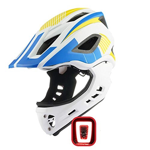 Mountain Bike Helmet : Full Face Helmet Children Helmet Mountain Bike Bicycle Helmet EPS Protective Head Riding Helmet Boy Helmet