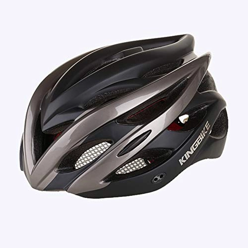 Mountain Bike Helmet : FYLY-Bike Helmet, CE Certification Lightweight Sports Adult Bicycle Riding Safety Helmet, for Adult Men And Women, 23.29''-24.41'', Titanium