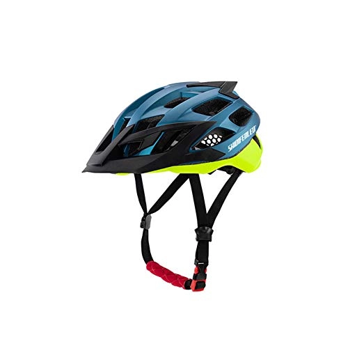 Mountain Bike Helmet : FYLY-Bike Helmet for Men And Women, 21 Vents Adjustable Breathable Adult Cycling Protective Helmet, for Mountain & Road, 21.26''-23.62'', Green