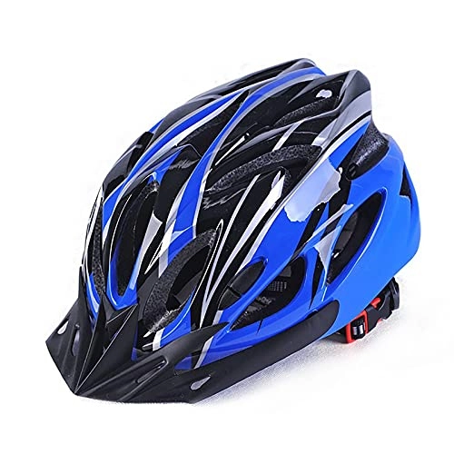 Mountain Bike Helmet : G&F Bike Helmet Cycle Mens Helmet Bicycle Adults Ultralight Road Bike MTB Racing Cycling Helmet (Color : Blue, Size : 57-63)