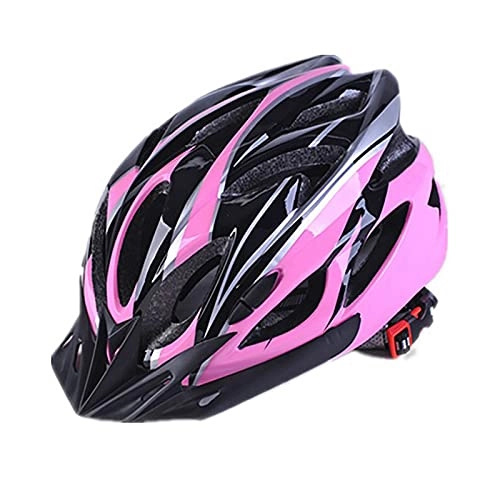Mountain Bike Helmet : G&F Bike Helmet Cycle Mens Helmet Bicycle Adults Ultralight Road Bike MTB Racing Cycling Helmet (Color : Pink, Size : 57-63)