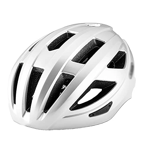 Mountain Bike Helmet : G&F Bike Helmet for Men Women Cycling Bicycle Helmets Adult MTB Helmet Lightweight Adjustable 58-62cm (Color : White, Size : 58-62)