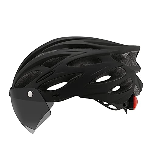 Mountain Bike Helmet : G&F Bike Helmet with Detachable Visior Adult Cycle Bicycle Helmets, Lightweight 22 Vents MTB Helmet 54-61cm (Color : A, Size : 54-61)