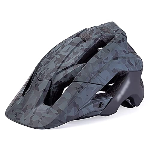 Mountain Bike Helmet : G&F MTB Bike Helmet Lightweight Cycling Helmet Adjustable 58-62cm for Men Women (Color : Grey, Size : 58-62)