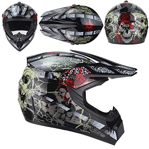 Mountain Bike Helmet : GAX Downhill Cross-Country Helmet Mountain Bike Full Helmet Riding Helmet Full Helmet Kart Ghost Fire