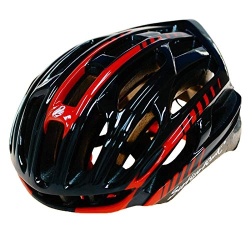 Mountain Bike Helmet : Gifftiy 29 Vents Bicycle Helmet Ultralight MTB Road Bike Helmets Men Women Cycling Helmet Caschi Ciclismo Capaceta Da Bicicleta AC0231-Black Red