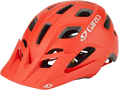 Mountain Bike Helmet : Giro Men's Fixture MIPS Helmet, Matte Trim Red, 54 / 62