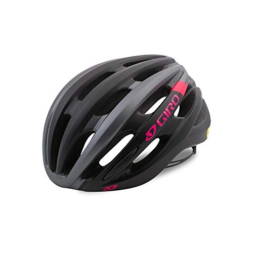 Mountain Bike Helmet : Giro Women's Saga MIPS Cycling Helmet, Matt Bright Pink / Black, Small (51-55 cm)