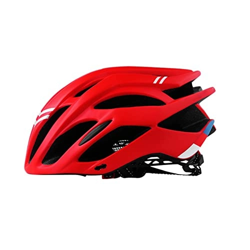 Mountain Bike Helmet : Haoooan Biking Helmet, Bicycle Helmet Integrally-molded Mountain Road Bike Bicycle Helmet Cycling Cap Super Large Size Bike Helmet (Color : Red)