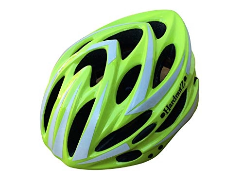 Mountain Bike Helmet : HardnutZ Helmets Hi Vis Road Cycle Bike MTB, 54-61cm, One Size Fits All, Variety of Colours (Yellow)