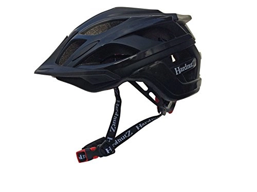 Mountain Bike Helmet : HardnutZ Mountain Bike Helmet MTB Downhill HN108 Hi Vis Unisex Helmet (Black, Medium 54-58cm)