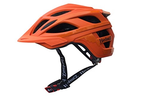 Mountain Bike Helmet : HardnutZ Mountain Bike Helmet MTB Downhill HN108 Hi Vis Unisex Helmet (Orange, Large 58-61 cm)