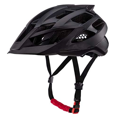 Mountain Bike Helmet : heilonglu Men Women Unisex Ultralight MTB Bike Helmet with Adjustable Stripe, Mountain Riding Bicycle Safety Protection Cap for Man&Woman