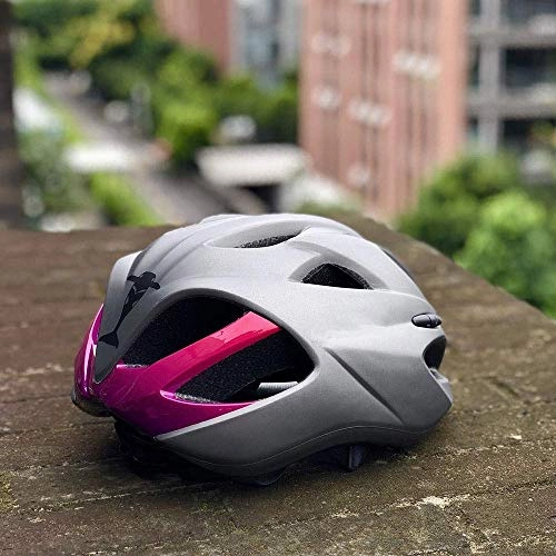 Mountain Bike Helmet : Helmet Bicycle Riding Helmet Mountain Bike Road Bike Equipment Bicycle Pneumatic Men And Women Helmet Effective xtrxtrdsf (Color : Pink)